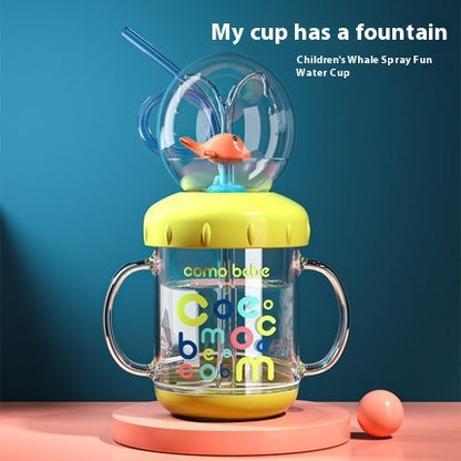 Children's Fun Whale Diving Fountain Cup