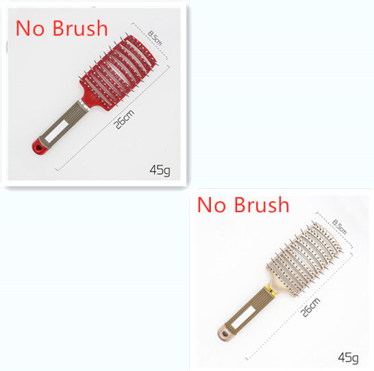 US Local Hairbrush Anti Klit Brushy Haarborstel Women Detangler Hair Brush Bristle Nylon Scalp Massage  Teaser Hair Brush Comb