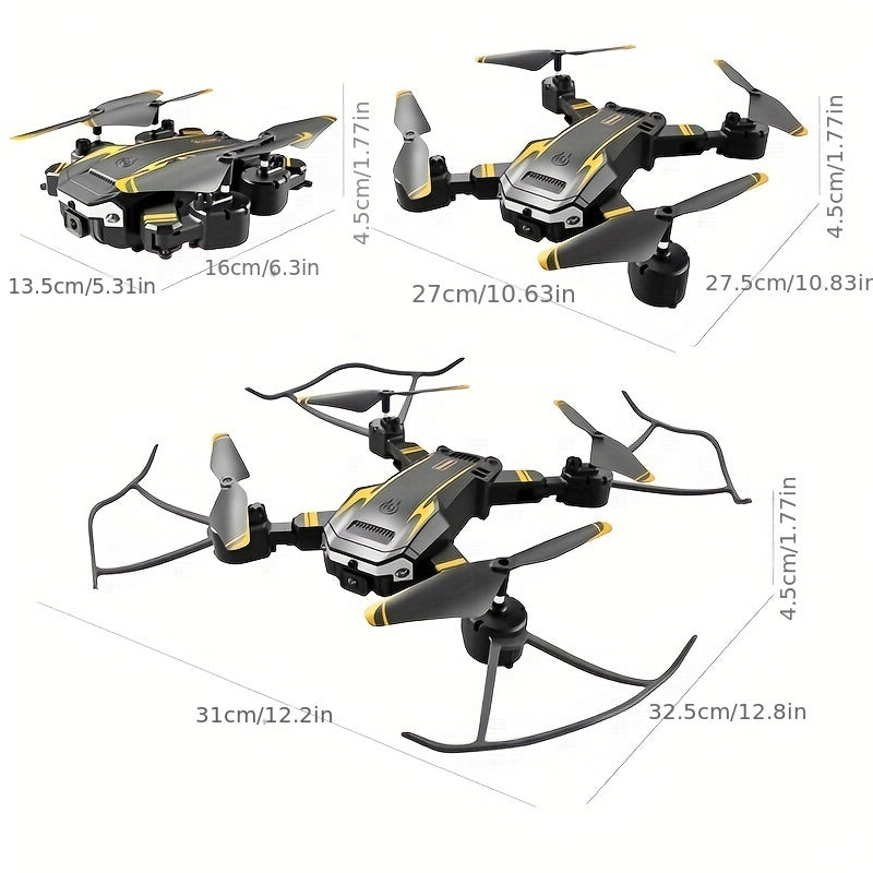 US Local T6 Orange - Dual Camera Drone