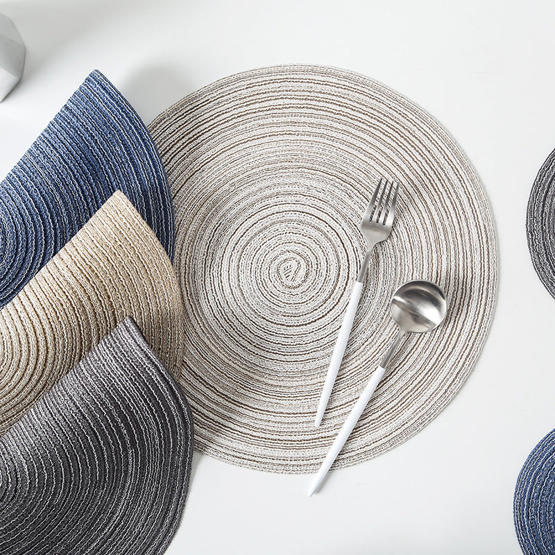 Round heat insulation placemat