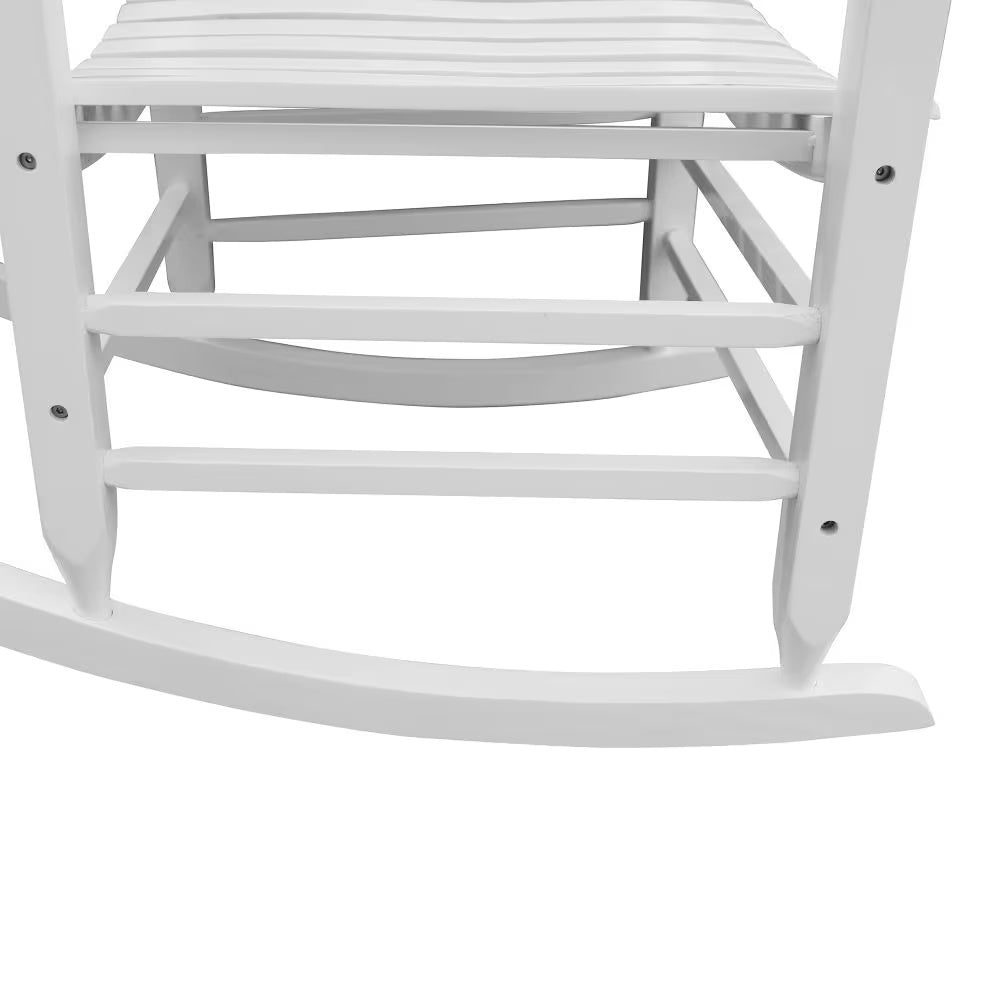 US Local Wooden Porch Rocker Chair WHITE