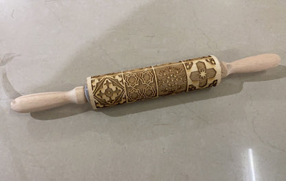 US Local Rolling Pin Christmas Embossing