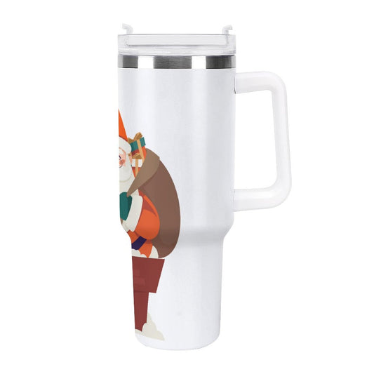 PHDT00448 POD US Local Tumbler 40 oz Large Capacity Car Cup Santa Claus Christmas