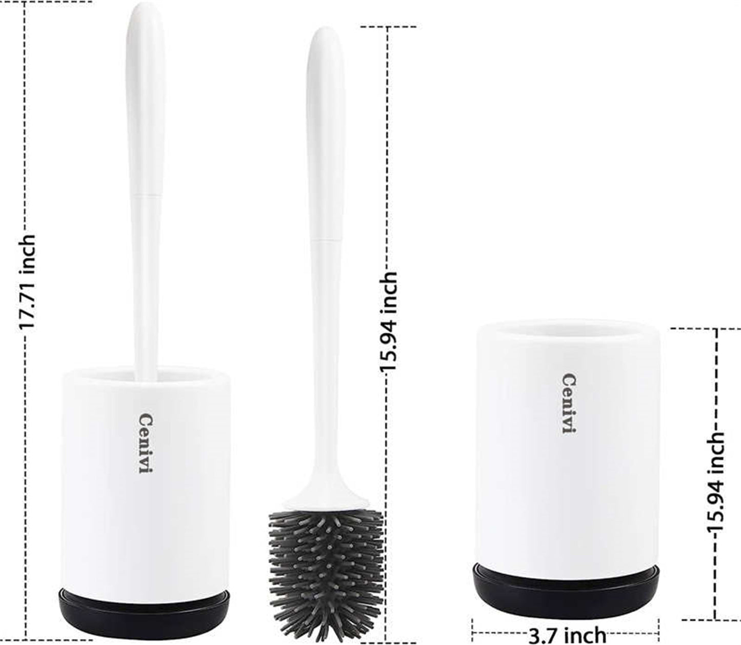 USA Local Home Fashion Simple Toilet Cleaning Brush Set