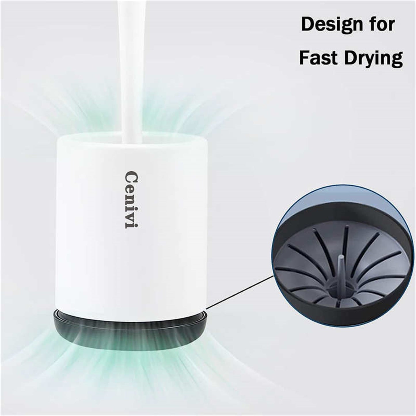 USA Local Home Fashion Simple Toilet Cleaning Brush Set