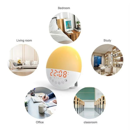 US Local Popular Natural Light Siren Best Selling Halloween Wake Up Light