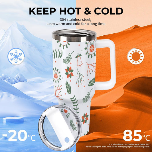 PHDT00079 POD US Local Tumbler 40 oz Large Capacity Car Cup Christmas