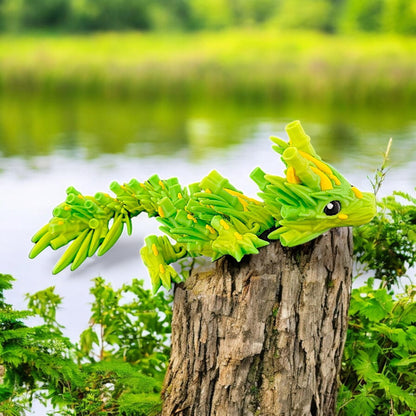 US Local Bamboo Dragon Creative Decoration, Exquisite Details And Outstanding Appearance, Worth Having