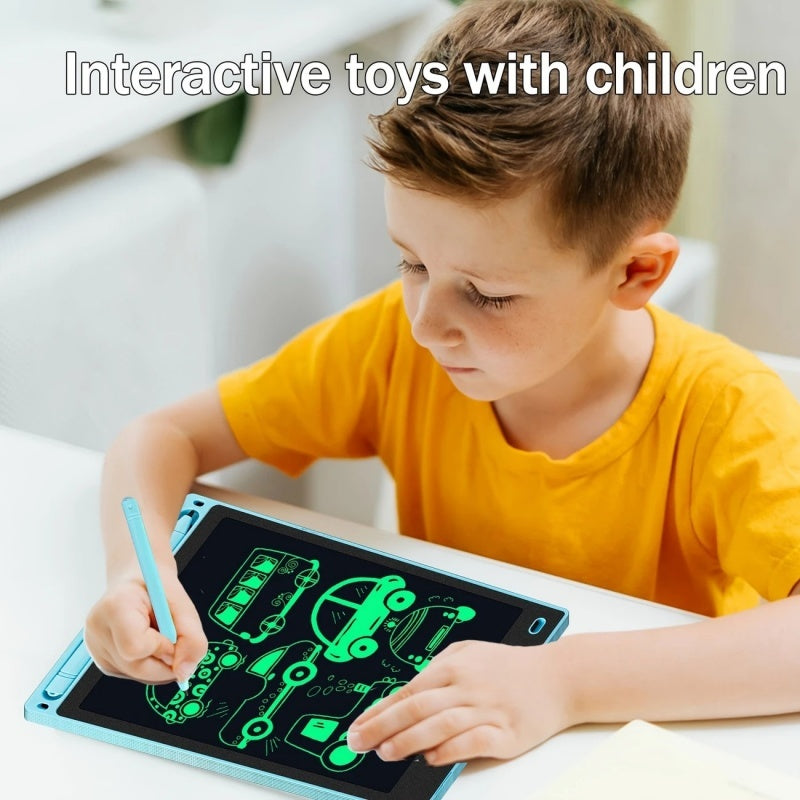 US Local 8.5 Inch Color LCD Doodle Board - Reusable & Erasable Drawing Tablet For Kids, Perfect Gift For Birthdays, Christmas & School
