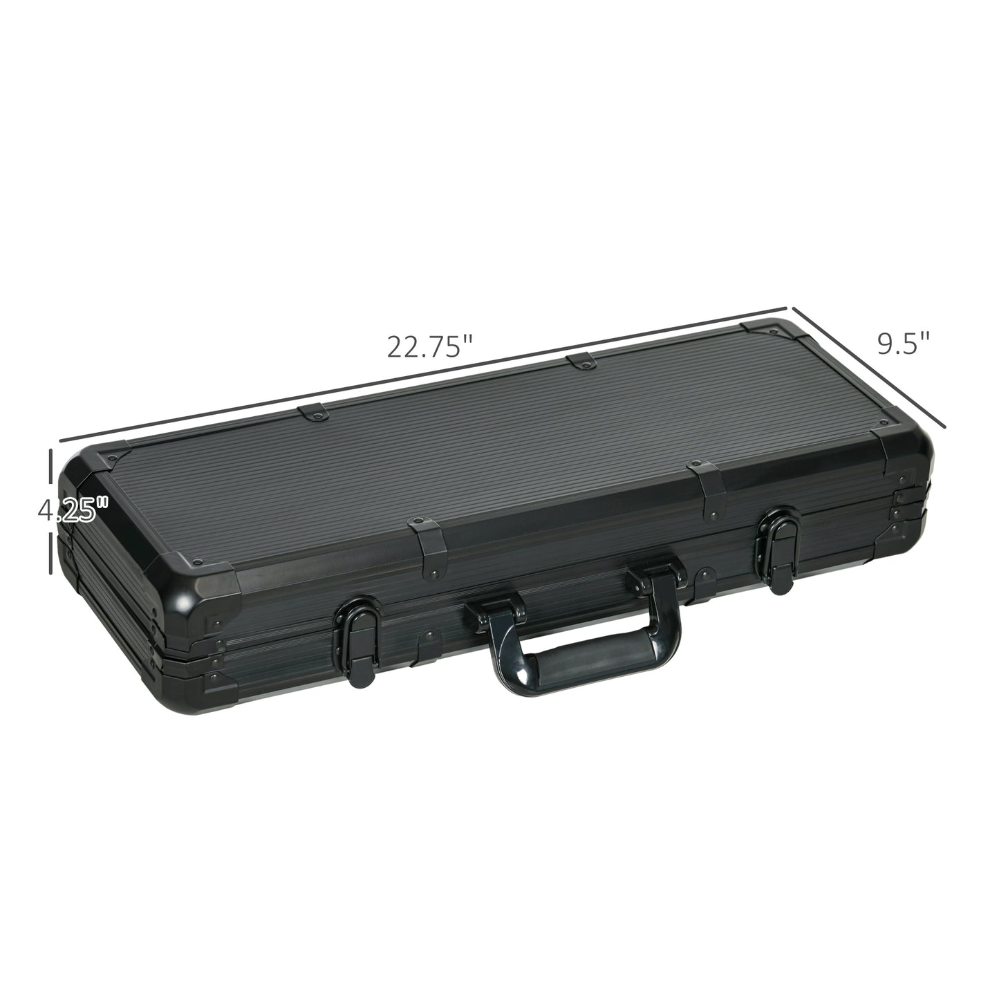 US Local 500PCs 14 Gram Clay Poker Chips Set Casino Poker Chips with Case