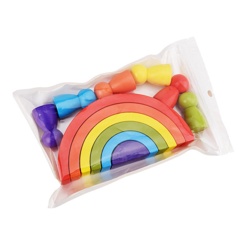 US Local Rainbow arched building blocks