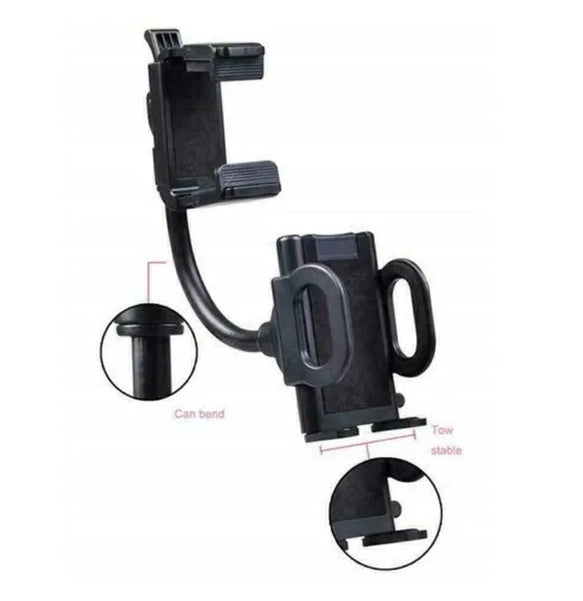 US Local Universal Car Rearview Mirror Mount Stand Holder Cradle For Cell Phone GPS