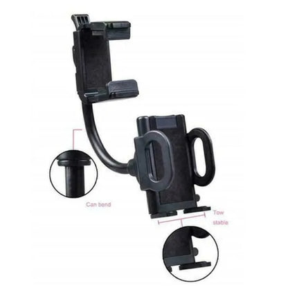 US Local Universal Car Rearview Mirror Mount Stand Holder Cradle For Cell Phone GPS