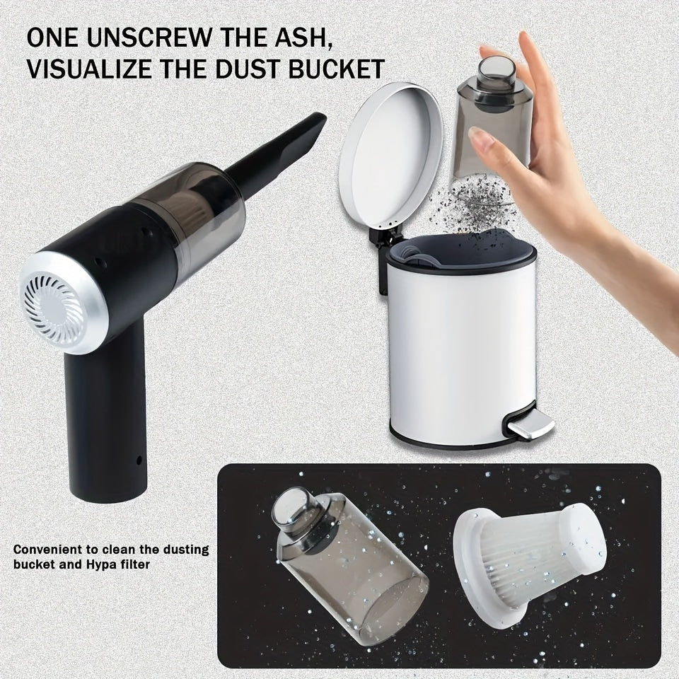 USA Local Portable Car Vacuum Cleaner, Handheld Vacuum High Power Cordless, Hand Vacuum Rechargeable Easy To Clean Car Interior, Desktop, Sofa, Keyboard, Drawer And Crevices, Small Spaces