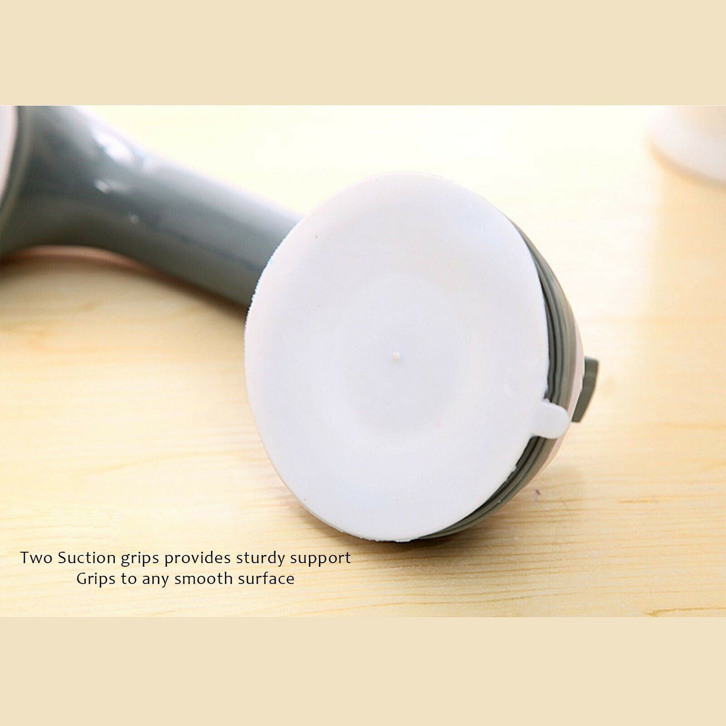 USA Local Power Shower Grip Handle Bathroom Suction Grab Bar Safety Rail Tub Bath Vacuum