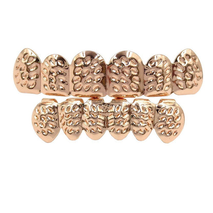 US Local Halloween Prom Gold Braces Spike Dress Up