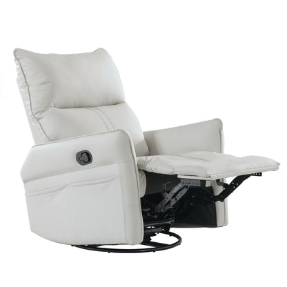 US Local 360 Swivel Rocking Recliner Chair, Nursery Glider, Modern Small Rocker