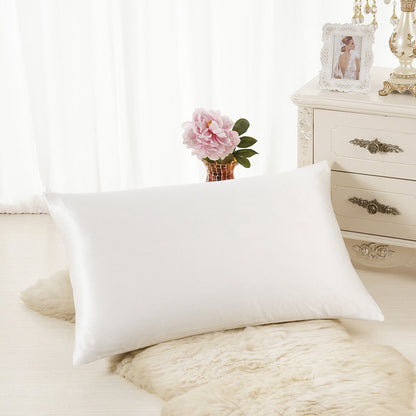 US Local Pillowcase Satin Solid Color Simulation Silk Single Pillowcase Ice Silk Pillowcase