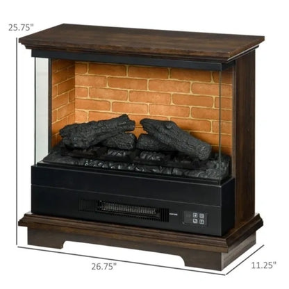 US Local 1400W 26  Electric Fireplace