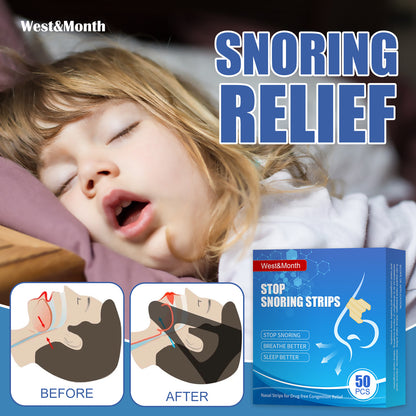 US Local West&Month Nasal Ventilator Nasal Strip Anti-snoring Unclogging Airway Anti-snoring Stop Snoring Strip Care