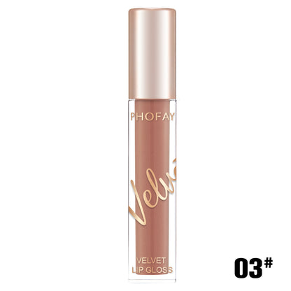 US Local PHOFAY Velvet Lip Gloss