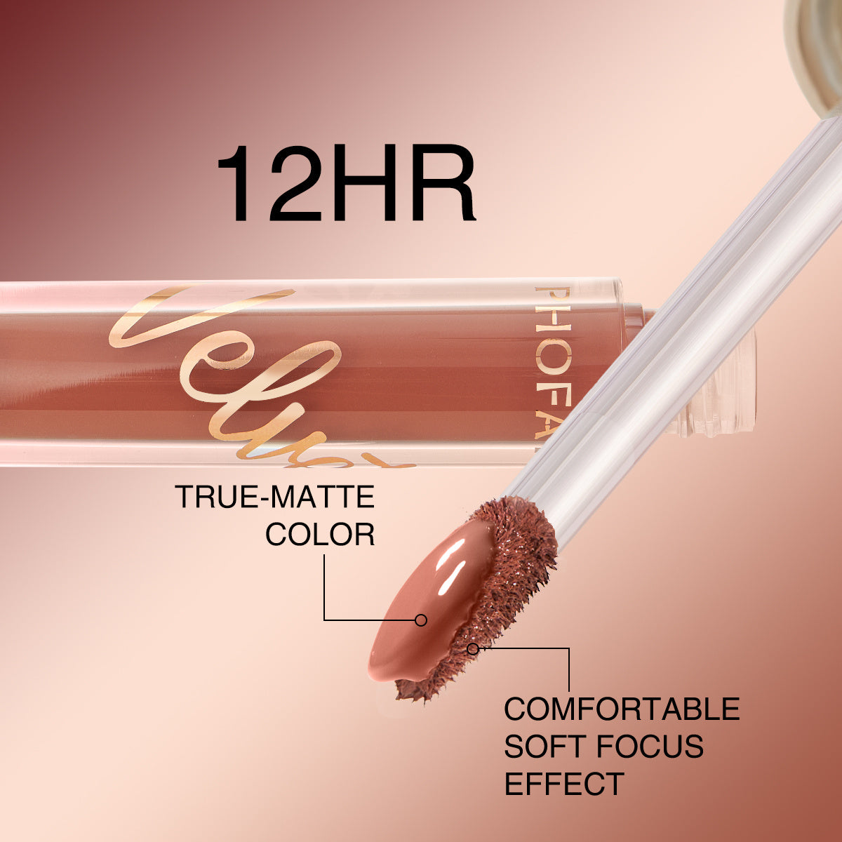 US Local PHOFAY Velvet Lip Gloss