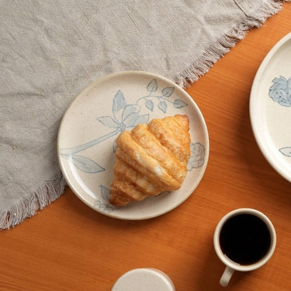 US Local White Circular Ceramic Printed Side Panel