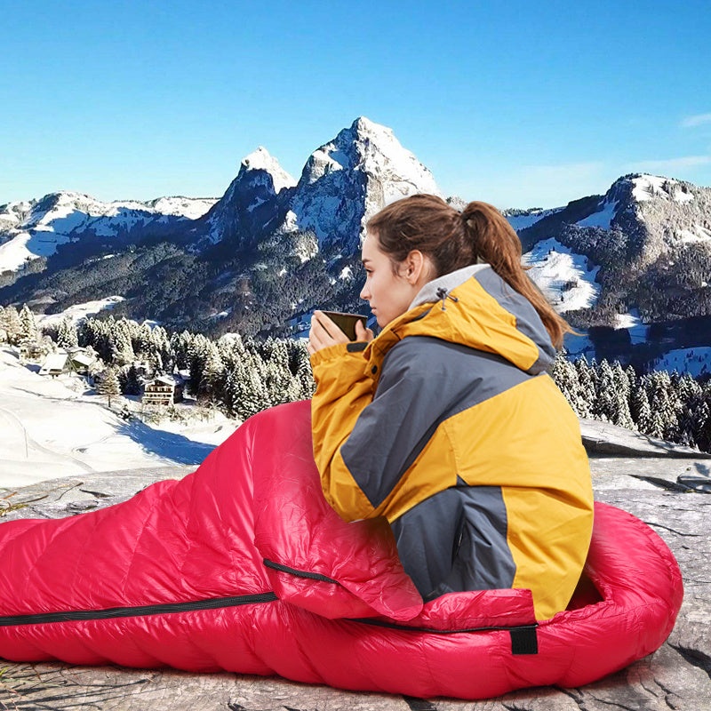 US Local Kamperbox Sleeping Bag Camping Winter Sleeping Bag Ultralight Sleeping Bag Camping Sleeping Ultralight Camping