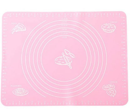Silicone Baking Mat for Pastry Rolling with Measurements Pastry Rolling Mat, Reusable Non-Stick Silicone Baking Mat