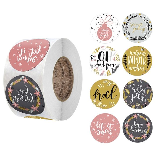 Roll sticker Christmas decoration gift