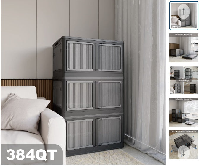 US Local Transparent Stackable Storage Bins