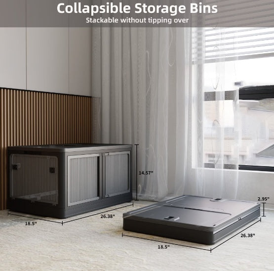 US Local Transparent Stackable Storage Bins