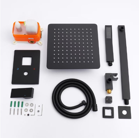 US Local Shower System Shower Mixer Combo Set Wall-mounted