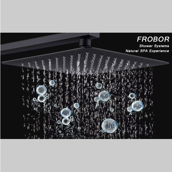 US Local Shower System Shower Mixer Combo Set Wall-mounted