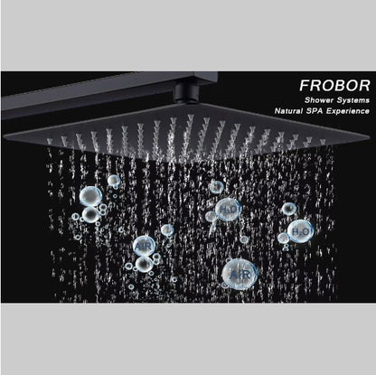 US Local Shower System Shower Mixer Combo Set Wall-mounted