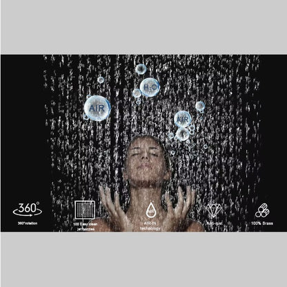 US Local Shower System Shower Mixer Combo Set Wall-mounted