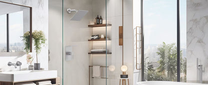 US Local Shower Faucet With Storage Shelves