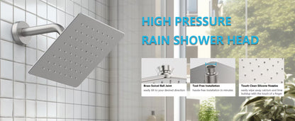 US Local Shower Faucet With Storage Shelves