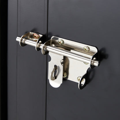 US Local Metal Firewood Storage Shed