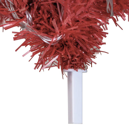 US Local 6 Foot Articulated Fir Artificial Fir Curved Top Christmas Tree 1250 Branch Tips, 300 LED Lights Christmas Lights