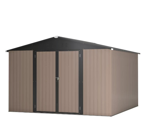 US Local Steel Garden Shed With Double Lockable Door
