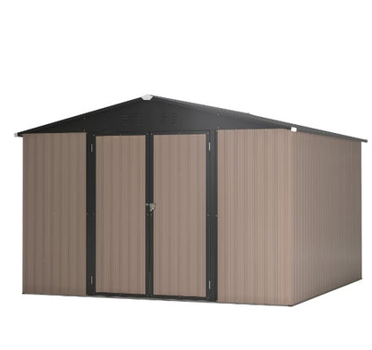 US Local Steel Garden Shed With Double Lockable Door