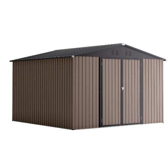 US Local Steel Garden Shed With Double Lockable Door