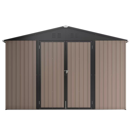 US Local Steel Garden Shed With Double Lockable Door