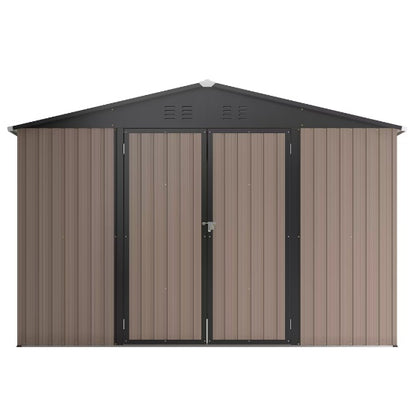 US Local Steel Garden Shed With Double Lockable Door