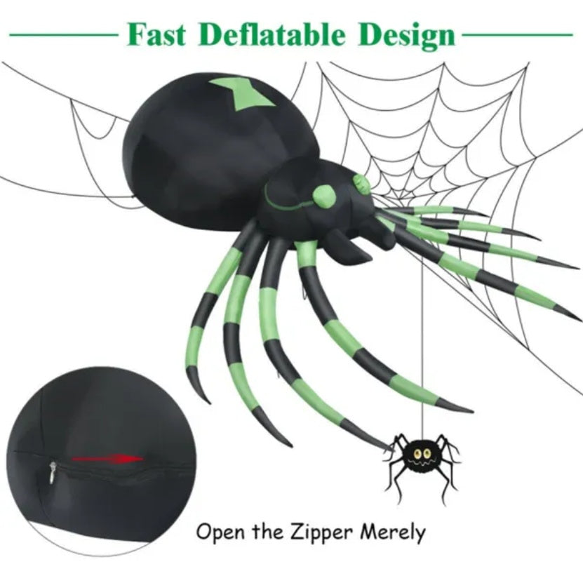 6 Feet Halloween Decorate Inflatable Spider