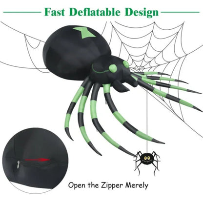 US Local 6 Feet Halloween Decorate Inflatable Spider