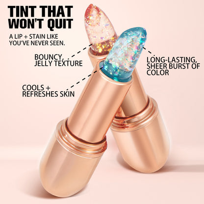 US Local PHOFAY Moisturizing Jelly Warm Lipstick