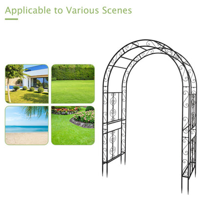 US Local Black Double-layer Iron Arch