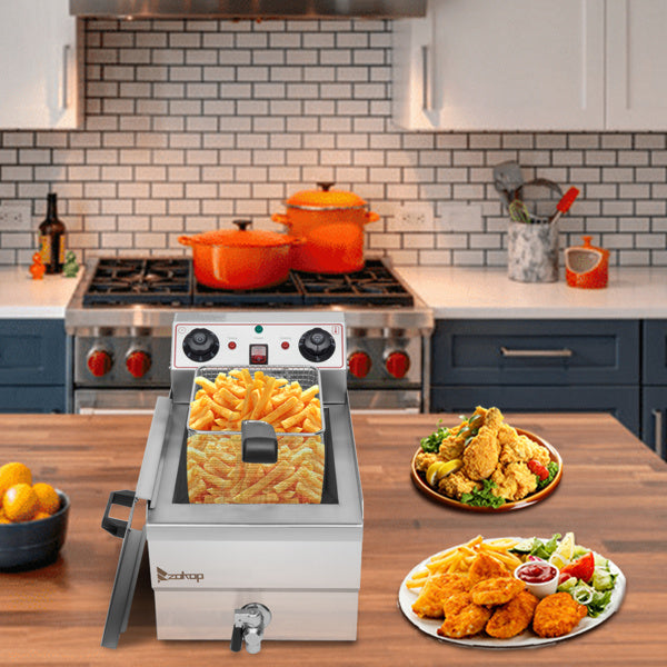 US Local US EH101V-Electric Fryer Silver